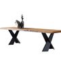 Dining Tables - Tropical Sapelle Wood For Outdoor & Indoor - Dining Table - TINELLA WOOD