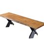 Dining Tables - Tropical Sapelle Wood For Outdoor & Indoor - Dining Table - TINELLA WOOD