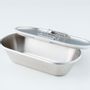 Kitchen utensils - Bento Box silicone Gray clip closure Aikata/Yoshikawa collection - ABINGPLUS