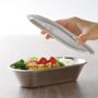 Kitchen utensils - Bento Box silicone Gray closure to Band collection Aikata/Yoshikawa - ABINGPLUS