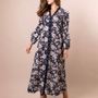 Apparel - Leah Navy Floral Maxi Dress - HYA CONCEPT STORE