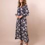 Apparel - Leah Navy Floral Maxi Dress - HYA CONCEPT STORE