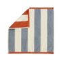 Table linen - Rivage Orange/Blue - Cotton Jacquard Terry Square - COUCKE