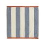 Table linen - Rivage Orange/Blue - Cotton Jacquard Terry Square - COUCKE