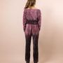 Apparel - THEA PINK SHADING PLEATED AND SPARKLY TOP AND PANTS SET - HYA CONCEPT STORE