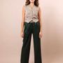 Apparel - Green Lora tweed Vest and Pants Set - HYA CONCEPT STORE