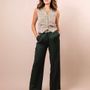 Apparel - Green Lora tweed Vest and Pants Set - HYA CONCEPT STORE