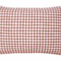 Coussins textile - Vichy Poésie - Housse de coussin en percale de coton - ESSIX