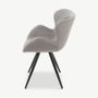 Chairs - Vack Dining Chair - Grey Velvet - VIBORR