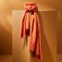 Foulards et écharpes - CHÈCHE HOMME ORANGE MOJAVE COTON BIO - AV08 PARIS