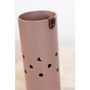 Vases - 1950 vase - in openwork METAL - Powdery pink - SAINT-ANGE DÉCORATION