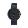 Watchmaking - Men's Navy Blue Watch (Strap) /Black (Case) 40mm/YOT WATCH - ABINGPLUS