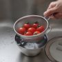 Kitchen utensils - Stainless steel kitchen drainer - And/YOSHIKAWA collection - ABINGPLUS