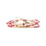 Bijoux - Bracelets Miyukis - RED LOVE IS THE ANSWER - BELLE MAIS PAS QUE