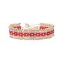 Bijoux - Bracelets Miyukis - RED LOVE IS THE ANSWER - BELLE MAIS PAS QUE