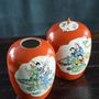 Floral decoration - PORCELAIN POTS - Mother & daughter - TRESORIENT