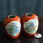 Floral decoration - PORCELAIN POTS - Mother & daughter - TRESORIENT