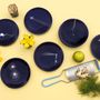 Everyday plates - MIDNIGHT BLUE - FAIENCERIE GEORGES