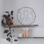Other wall decoration - WALL DECORATION - PIVOINE 20 CM - O'FIL DES RÊVERIES DE NANA