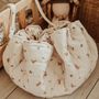 Cadeaux - Sac de rangement pour jouets et tapis de jeux Soft Organic rabbit - PLAY&GO