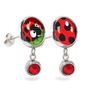 Bijoux - Rosie Coccinelle / Pois - Argent - LES MINIS D'EMILIE