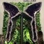 Decorative objects - Sculpture & Art Object: The Amethyst Butterfly (Natural Stone) - LAVENTURINE GALLERY