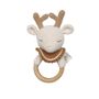 Soft toy - Robin the Reindeer Teething Ring I caramel - PATTI OSLO