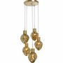 Hanging lights - Pendant Lamp Supernova Amber Cinque Ø50cm - KARE DESIGN