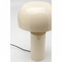 Table lamps - Table Lamp Loungy Ecru White 38cm - KARE DESIGN