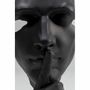 Objets de décoration - Objet déco Visage Silencieux Noir 31cm - KARE DESIGN