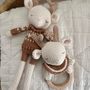 Soft toy - Robin Reindeer I hearts sweater caramel - PATTI OSLO