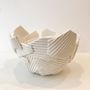 Unique pieces - Porcelain corrugated cardboard cutter - FANNY LAUGIER PORCELAINE