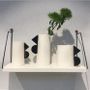 Vases - Black & White Geometry Vases - FANNY LAUGIER PORCELAINE