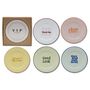 Assiettes au quotidien - Ensemble d'assiettes VIP - CROW CANYON HOME