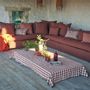 Lawn sofas   - GYPSET outdoor modular sofa - MAISON DE VACANCES