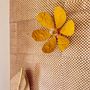 Blinds - Ochre Yellow NENUPHAR lampshade - PAS DANS LA MER