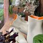 Vases - Raw Orange Draped Vase - CARTE BLANCHE CÉRAMIQUES