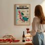 Poster - Bordeaux wine list - LES ROUTES DU VIN