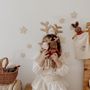 Soft toy - Robin Reindeer I hearts sweater caramel - PATTI OSLO