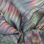 Throw blankets - Maxi Cotton Silk Scarf - Planetarium - multicolored khaki - SOPHIE GUYOT SILKS