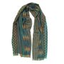 Scarves - Maxi Cotton Silk Scarf - Planetarium - multicolored forest - SOPHIE GUYOT SILKS