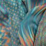 Scarves - Maxi Cotton Silk Scarf - Planetarium - multicolored forest - SOPHIE GUYOT SILKS