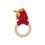 Soft toy - Strawberry Teething Ring | with bell - PATTI OSLO