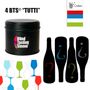 Accessoires pour le vin - BOITE METALLIQUE NOIRE - 4 BLIND TASTING SLEEVE® REF. TUTTI - BLIND TASTING SLEEVE®