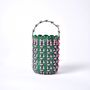 Sacs et cabas - WASTE NO MORE / Upcycling / Tietie Bag & Objet / Green-Pink 4 sizes - PLAYNOMORE