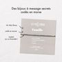 Jewelry - Morse Code Bracelet: Family - LES MOTS DOUX