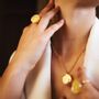 Jewelry - Orus Venus Necklace - Gold - Glass - MILODINA