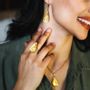 Jewelry - Orus Dolce Ring - Gold - Glass - MILODINA