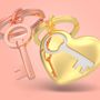 Bags and totes - Key to Heart Key Chain - METALMORPHOSE