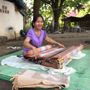 Fabric cushions - Nge Chevron Cushion - TRADITIONAL ARTS AND ETHNOLOGY CENTRE (TAEC)